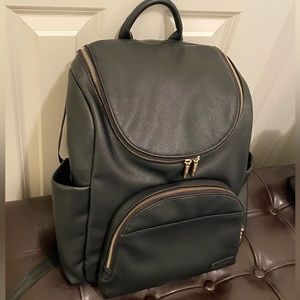 Skip hop leather diaper bag/ backpack.